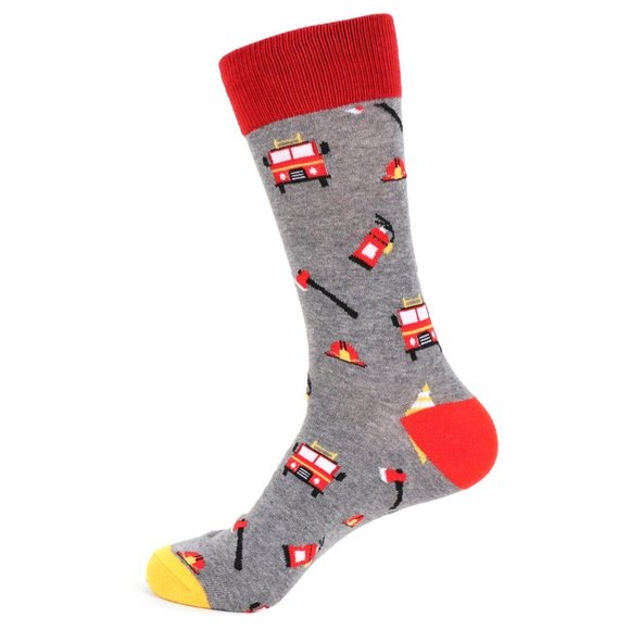 Masha's Corner Other - Men's Firefighter Novelty Socks